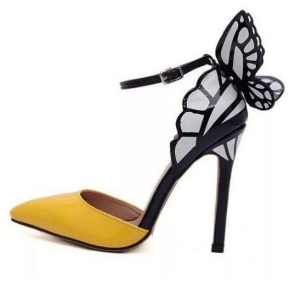 Unbranded Women Fashion Butterfly High Heel Sandals Size 39 - Picture 2 of 9